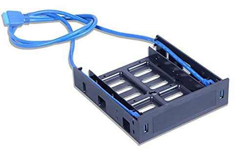 Hopbucan 2 frontali USB 3.0 con dispositivo 3,5/HDD o 2,5 SD/HDD 5,25 floppy a supporto 'alloggiamento 'unità ottica