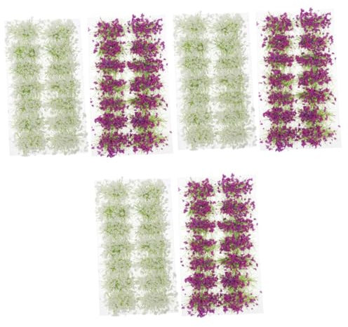NUOBESTY Boîtes De Touffes Herbe pour Modélisme Ferroviaire Décoration Miniature De Diorama Et Table De Sable