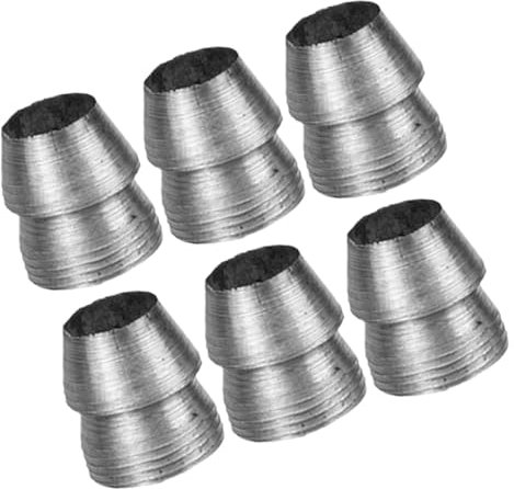 Mikikit 6piezas De Hierro para Mango De y Cuñas De Reemplazo para De Jardinería Diseño Ergonómico y Resistente para Instalar y Reforzar