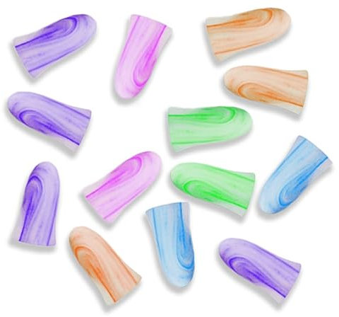 Saleependent Schaumstoff-Ohrstöpsel zum Schlafen, 50 Paar, 38dB SNR, Wiederverwendbar, Mehrere Farben