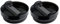 Tabanzhe 2 PCS 40 OZ Tumbler Lids for Stanley Cup with Straw Hole,No Leakage Tumbler Cup Covers Replacement Lids,Reusable Leak-Proof Splash-Proof Cup Lids Suitable for Travel Outdoor Activities(Black)