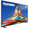 Telefunken 65DTUV725 Smart TV 4K UHD de 65 Pulgadas, Frameless, Imagen HDR10, Dolby Audio, Compatible con Asistente de Voz Alexa y Google
