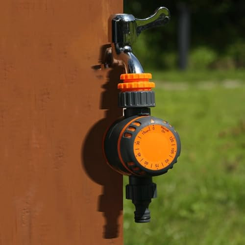 Timer meccanico dell'acqua per il rubinetto, timer manuale per irrigazione da giardino, regolatore di irrigazione da giardino, manopola temporizzazione senza batteria