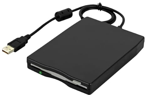Asyduey Lecteur de Disquettes USB 2.0, Design Léger et Ultra Fin, Portable pour PC Portable