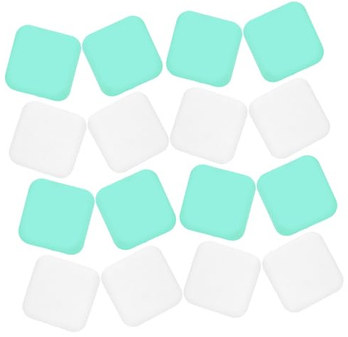 LOLIPPYY 16pcs Silicone Door Bumpers Self-Adhesive Door Handle Buffer Pads Noise Dampening Wall Protectors Impact Resistant Collision Cushion for Cabinets