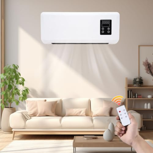 Ventilador de Pared con Control Remoto, Enchufe UE 220 V, Ventilador portátil para Casa, Dormitorio, Salón