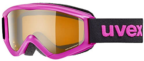 uvex speedy pro - stylische Allround-Brille mit Anti-Fog-Beschichtung und 100% UVA-, UVB, UVC-Schutz für Kinder - pink/lasergold - one size