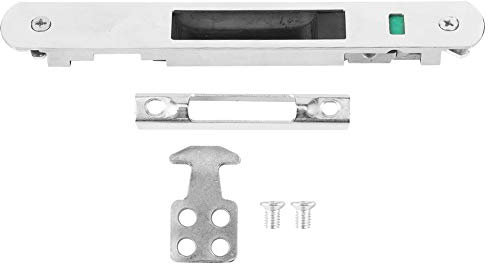 Cikonielf Serrure de Porte Coquille en Acier Inoxydable Domestique Porte coulissante en Verre Fenêtre Verrouillage Simple Face Quincaillerie de Verrouillage