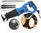 Reciprocating Saw Electric Power Tool Metal Wood Cutting Jigsaw, 900W 0-2800SPM Sabre Saw with Rotary Handle(L & R 180°),5 Blades, 20mm Stroke, 6 Variable Speed, Tool-Free Blade Change