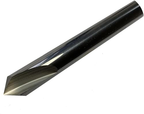 CNC QUALITÄT VHM Entgrater Schaftfräser Ø 1 bis Ø 12 mm - Hartmetall Fasenfräser 90° HRC55 (Ø 3 mm)