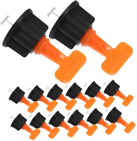 Angoily 50sets Type Leveling Device for Tiles Reusable Plastic Tile Leveling System for DIY Ceramic Projects for Alignment