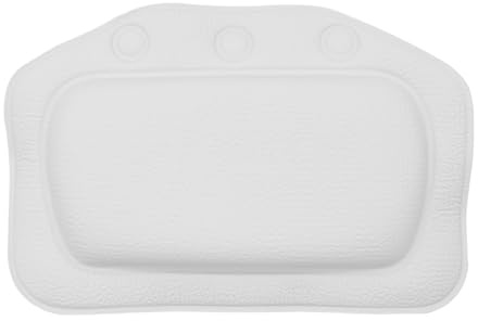 Nicear Coussin de bain ergonomique et imperméable avec ventouses antidérapantes pour toutes les baignoires et spas à domicile, 21 x 31 cm