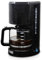briebe Elegance Filterkaffeemaschine mit Glaskanne 10 Tassen, Tropfkaffeemaschine, Mehrweg-Dauer Filter, Warmhaltefunktion, Anti-Tropf-System 1,25L, Schwarz
