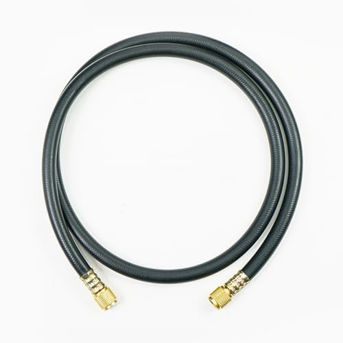 Elitech HV15 dammsugarslang 3/8 tum x 3/8 tum (5 fot) för kylmedel R134A, R404A, R22 – högtrycksbeständig upp till 600 PSI – professionell kall luftkonditionering