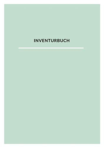 Inventurbuch (schlicht): Grosses Inventarbuch Perfekt für Bestandsaufnahme in Unternehmen und Privathaushalten (Aufzeichnungen von Mengen, Vorräten, Materialien usw.) mit Platz für Notizen
