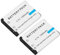 EN EL19 Camera Battery Replacement, 2Pcs 3.7V 1200mAh Camera Battery for Nikon EN EL19 MH 66 for Nikon Coolpix A100 S32 S100 S2600 S2700 S2750 S2800, etc.