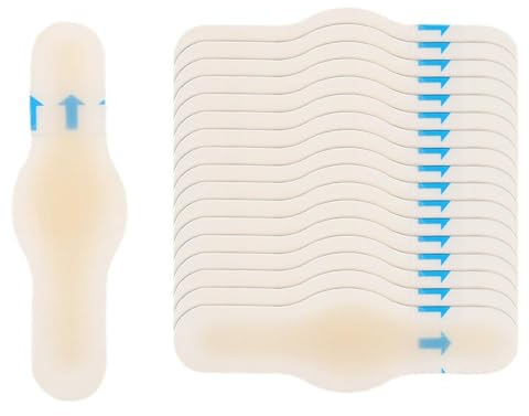 Blister Gel Guard Unsichtbare,24 PCS Blasenpflaster Unsichtbare Hydrokolloid Gel Blasen Pflaster Fuß Druckpflaster Ferse für Zehen Blasenpflaster zur Schmerzlinderung