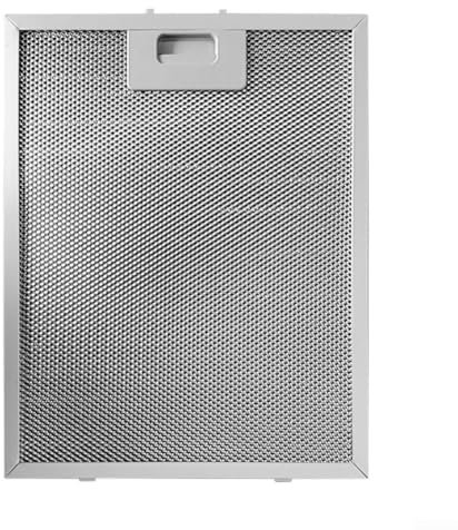 Metall-Fettfilter für Dunstabzugshaube, Filter Dunstabzugshaube, Filter Metallfettfilter, Aluminium-Fettfilter Austauschfilter Metallfettfilter, 340 x 270 x 9 mm, silberfarben, 3 Stück