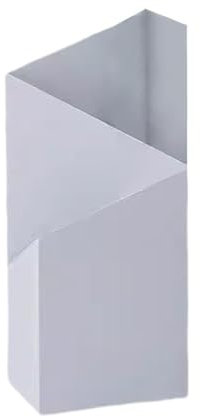 Portaombrelli a Doppio Livello Robusto Design Nordico Organizzatore per Ingresso Ufficio, Bianco