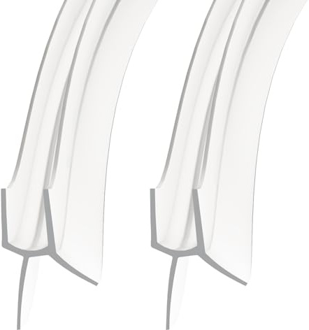 2 Pezzi Guarnizione per Box Doccia, Guarnizione per Porte in Vetro, Guarnizione per Porta Doccia, Guarnizione per Porta in Vetro per Porte da Bagno, per Vetro da 4/6/8mm di Spessore, Guarnizione di
