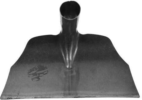 ibasenice Pala para Estiércol De Rastrillo De Limpieza De Establos Rastrillo De Acero Al Manganeso Pala De Metal para Granja Rascador De Estiércol De Acero Al Manganeso