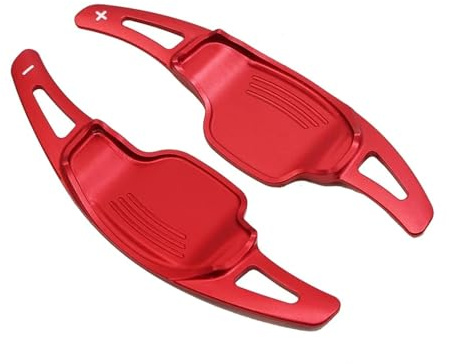 Dnhqknoaf Levas Cambio Extensión Para Buick Para Regal Para GS Para LaCrosse Para GL8 Para Verano Volante De Aluminio Paletas Cambio Marchas Cubierta Extensión(Red)