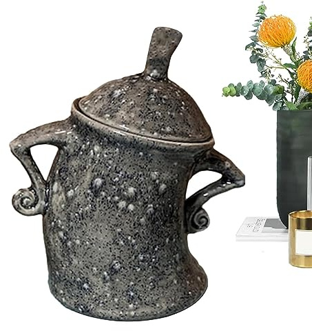 Contenitore Con Atteggiamento, Simpatico Contenitore Portaoggetti Impertinente, Divertenti Ornamenti Da Scrivania In Ceramica, Simpatico Barattolo Per Alimenti Con Coperchio Ermetico Per La Cucina