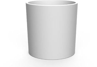 newgarden Hortensia Jardinière décorative Ronde pour l'intérieur et l'extérieur. Très résistant aux UV. jardinière pour Fleurs et Plantes fabriquée en polyéthylène en Espagne. (Blanc, 30 cm)