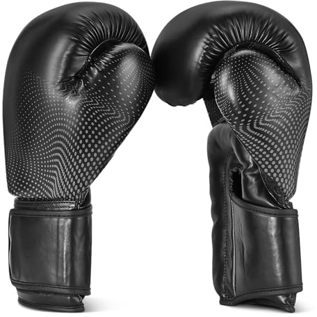 Amazon Basics Boxing Gloves for Men & Women, Sparring, Training, Muay Thai, Kickboxing, MMA, 14 oz
