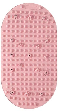 Misaakoeq Foot Pressure Point Mat | Double-Sided Portable Silicone - Foot Massager Pressure Point Board | for Home Gym Travel Daily Relaxation Meditation Comfort Relief Floor Yoga Practice