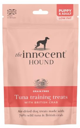 The Innocent Hound Training Treats | Premium Tuna & Crab Treats | Soft, Tasty & High-Value Training Treats | Grain-Free & Hypoallergenic | Low Fat Treats | 600g