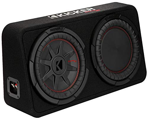 KICKER CompRT 10(25cm) subwoofer in Thin Profile encl, 2ohm, RoHS Compliant