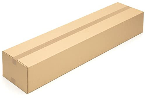 KK Verpackungen Versandkartons 1300 x 300 x 200 mm Braun 2-wellig (Außenmaß 1314 x 314 x 222 mm) | 1 Stück, Lange Faltkartons Kartons für Versand als Hermes Paketklasse XXL DPD GLS Paketklasse XL