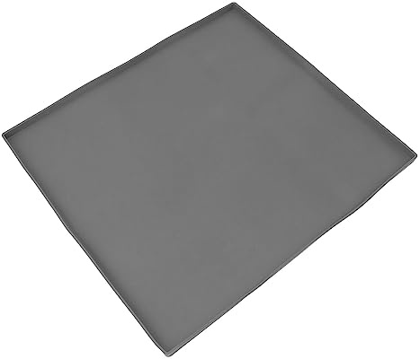BBQ Grill Mat Griddle Mat Heavy Duty Silicone Grill Cover Your Griddle From Rodents Debris Rust All Season BBQ Grill Mat (17in Grey)