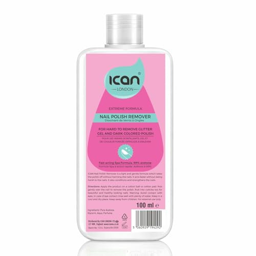 ican London Fast Acting Prefumed Nail Polish Remover 100ml