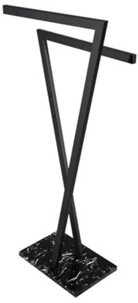 Handtuchhalter Stehend Handtuchständer Freistehend 2-stufiger Freistehender Handtuchhalter Mit Marmorsockel, Handtuchständer Für Badezimmer, Handtuchhalter Aus Edelstahl 304 Handtuchleiter Stehend Bad