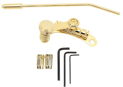Gitarre Tremolo Saitenhalter E-Gitarre Vibrato Brücke Saitenhalter Tune O Matic Stil E-Gitarre Brücke Stop Bar (GOLD)