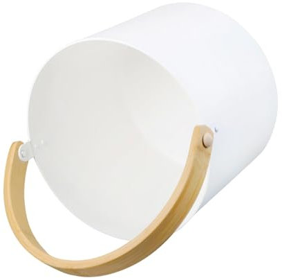 Seau de sauna finlandais – Tonneau de sauna de 7 L, ensemble de seaux en aluminium | Ensemble de sauna de luxe, cuillère assortie à long manche, louche pour spa à domicile, tonneau en bois, accessoire