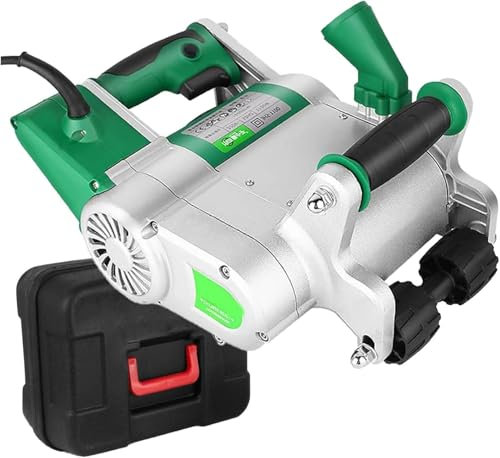 TPTAWF Máquina cortadora de Ranuras de Pared, Sierra de concreto eléctrica de 1100 W, máquina ranuradora de Cemento de ladrillo de Mano Rozadora de Pared Ladrillo Rojo