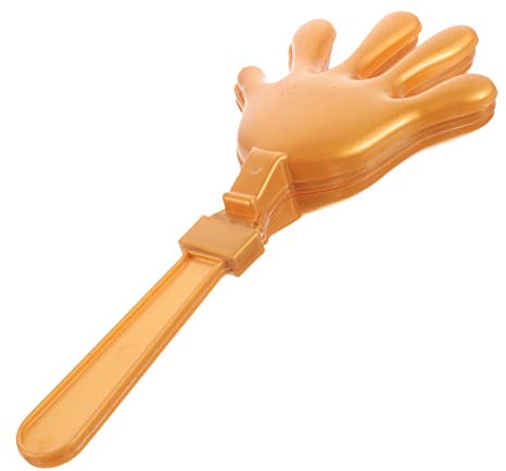 Anneome Kleines Klatschen Party-handklatschen Klöppelspielzeug Für Jubelklöppel Partys Lustig Webstuhl Pop Kinderhandklöppel Feier Krachmacher Blinken Band Planke Golden Plastik