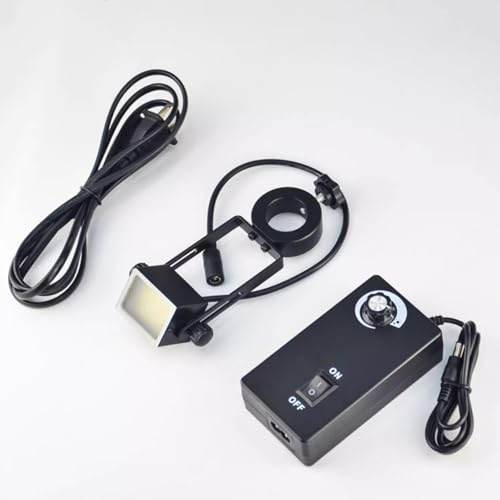 Vituord Microscope Light Source, Illuminators Lamp for Industrial Camera, Adjustable Brightness, with 60Pcs LED Beads, Anti Glare, Microscope Mobile Phone Soldering Repair Tools