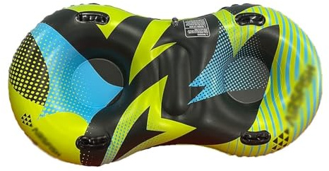 Bouee De Neige Gonflable Luge Gonflable Double 2 Places, Grande Luge en PVC résistant for l'hiver
