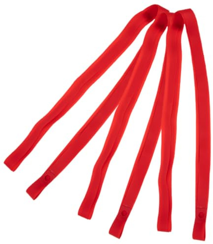 Healeved 3 Piezas Cinta de Bicicleta Cinta de Llanta Protector de Cámara de Bicicleta Pvc Rojo 26 Pulgadas para Neumático y Cámara Interior, Ciclismo Urbano y Ruta Exterior
