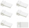 Windhager 10704 Klemmhaken, Zubehör für Seilspannmarkise/Sonnensegel, weiß, Stück:30 Stück