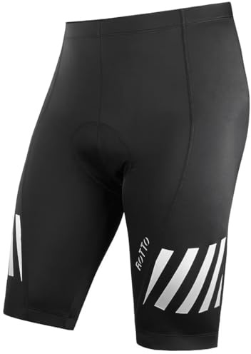 ROTTO Radlerhose Herren Fahrradhose Kurz Radhose Gepolstert Gemütlich stoßfeste
