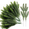 40 Pezzi Ramo di Abete in Plastica Artificiale Rami di Abete Artificiale Finti Rami di Abete Rami di Abete Artificiali Rami di Abete Sempreverdi Per Albero di Natale,Cornice Della Porta,Regalo,28 cm
