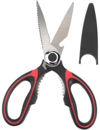 Housoutil Tijeras De Cocina y Manualidades Corta Alimentos Frutas Fideos y Pizza