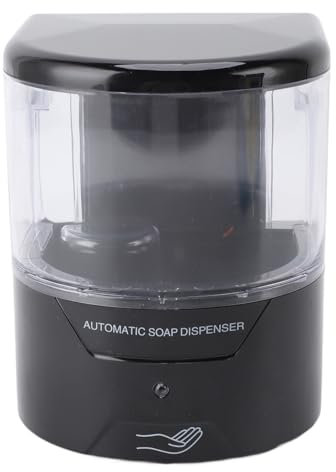 Dispenser Automatici di Sapone, Dispenser di Sapone in Schiuma Senza da 600 Ml, Dispenser di Disinfettante a Parete per Bagno, Dispenser di Disinfettante per Mani per