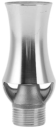 Stainless Steel Ice Tower Cascade Cedar Water Fountain Nozzle, Unique Cedar Snow Pine Style, High Spray Effect, 1/2 Inch Internal and 3/4 Inch External Threads, Sturdy and Weather