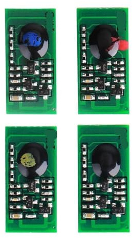20Pcs Toner Reset Chips Compatibile con MPC2800 MPC3300 MP C2800 C3300 Series Printer (Black, Cyan, Yellow, Magenta)